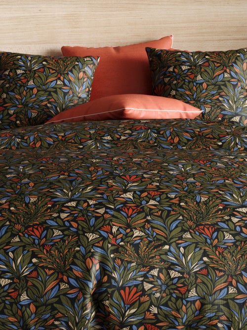 Parure de lit - housse de couette réversible Percale de Coton Bogota - Kiabi