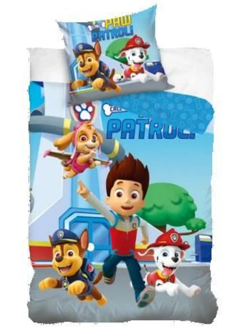 Parure de lit - paw patrol - pat patrouille team 2 - 140x200 cm - 100% coton - hypoallergénique - Kiabi Parure de lit - paw patrol - pat patrouille team 2 - 140x200 cm - 100% coton - hypoallergénique - Kiabi