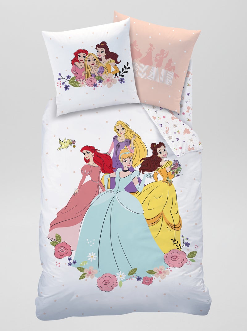 Parure de lit - 'Princesses' - 1 personne Multicolor - Kiabi
