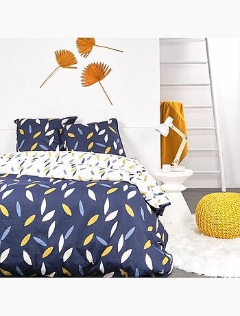 Parure de lit - today sunshine - 240x260 cm - 2 personnes - coton imprimé floral