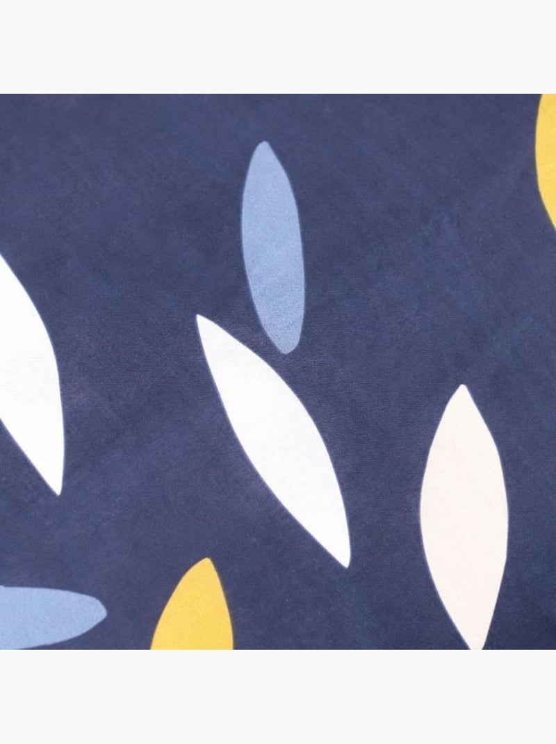 Parure de lit - today sunshine - 240x260 cm - 2 personnes - coton imprimé floral Bleu - Kiabi