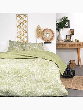 Parure de lit - today sunshine - 240x260 cm - 2 personnes - coton imprimé floral