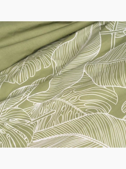 Parure de lit - today sunshine - 240x260 cm - 2 personnes - coton imprimé floral - Kiabi