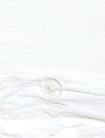 Parure de lit 1 personne - 140 x 200 cm en seersucker