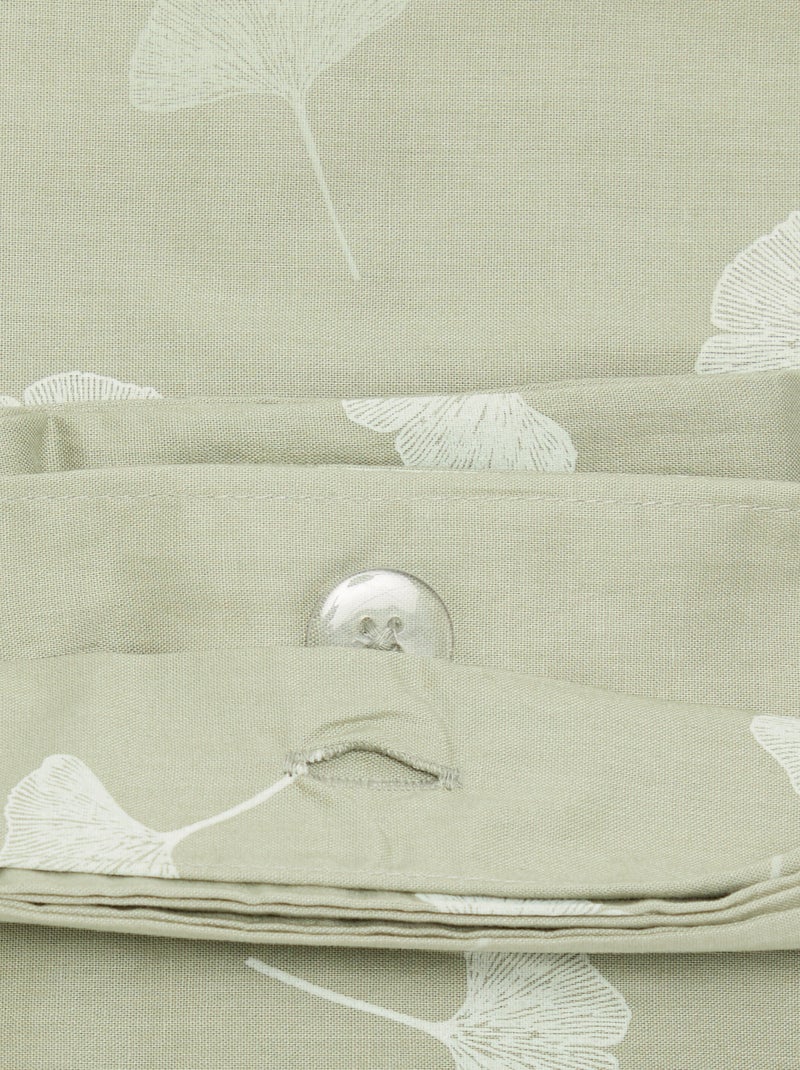 Parure de lit 1 personne (140 x 200 cm) en coton Beige - Kiabi