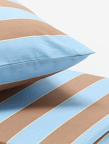 Parure de lit 1 personne (140 x 200 cm) en coton