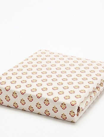 Parure de lit 1 personne (140 x 200 cm) en coton