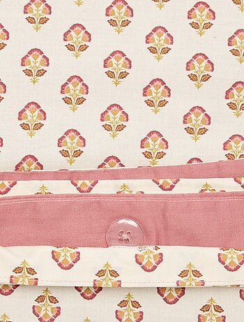 Parure de lit 1 personne (140 x 200 cm) en coton