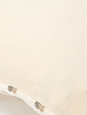 Parure de lit 1 personne (140 x 200cm) en gaze de coton - Kiabi Home