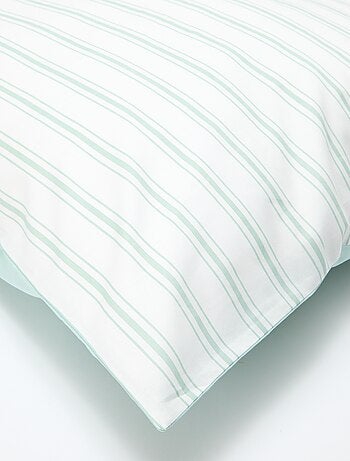 Parure de lit 1 personne (140 x 200cm) en coton 57 fils - Kiabi Home