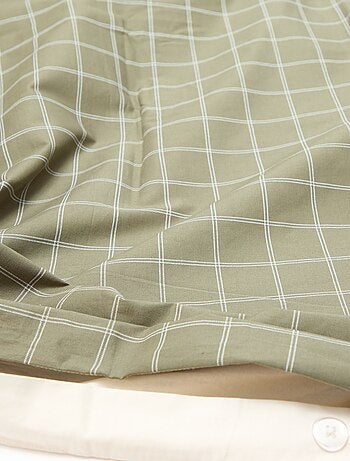 Parure de lit 1 personne (140 x 200cm) en coton 57 fils - Kiabi Home