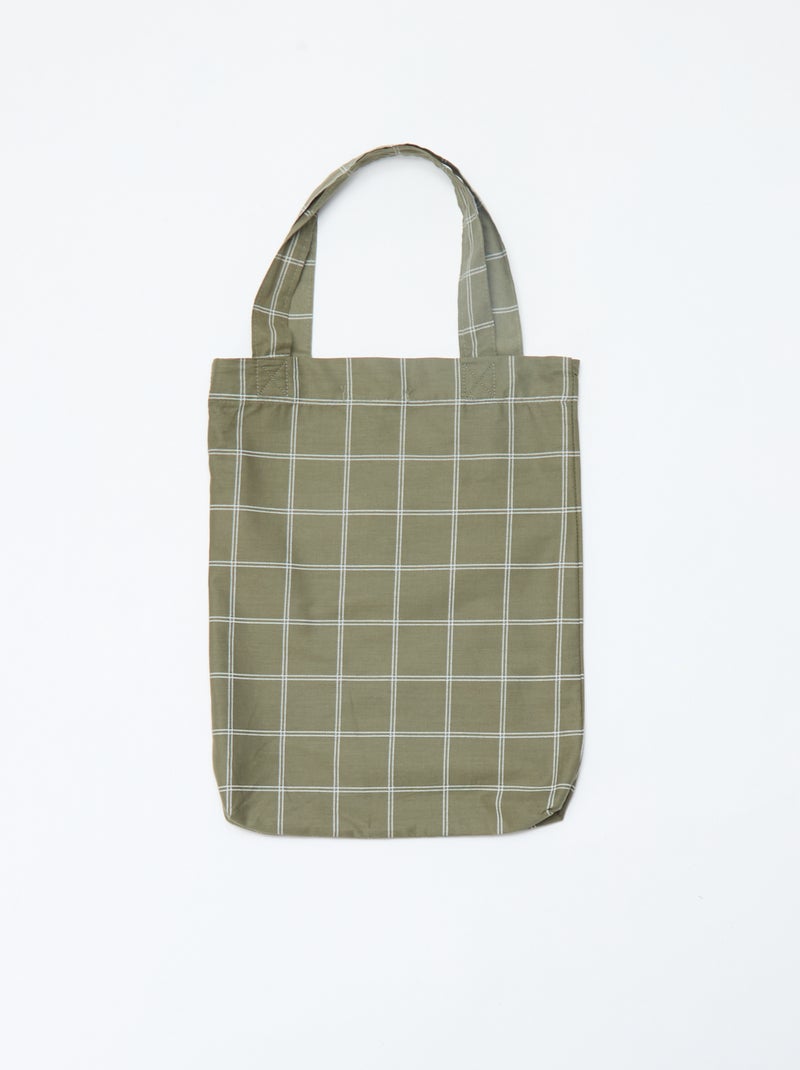 Parure de lit 1 personne (140 x 200cm) en coton 57 fils - Kiabi Home Kaki - Kiabi