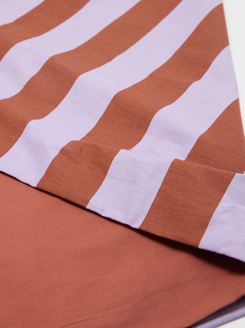 Parure de lit 1 personne (140 x 200cm) en coton 57 fils - Kiabi Home - Kiabi