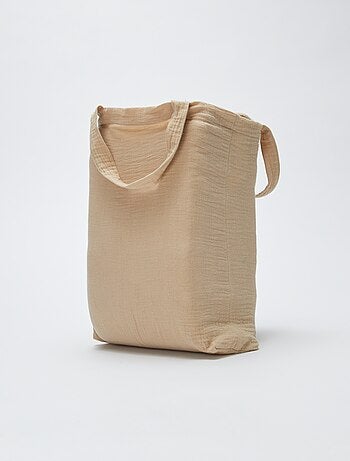 Parure de lit 1 personne (140 x 200cm) en gaze de coton - Kiabi Home