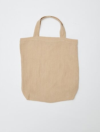 Parure de lit 1 personne (140 x 200cm) en gaze de coton - Kiabi Home