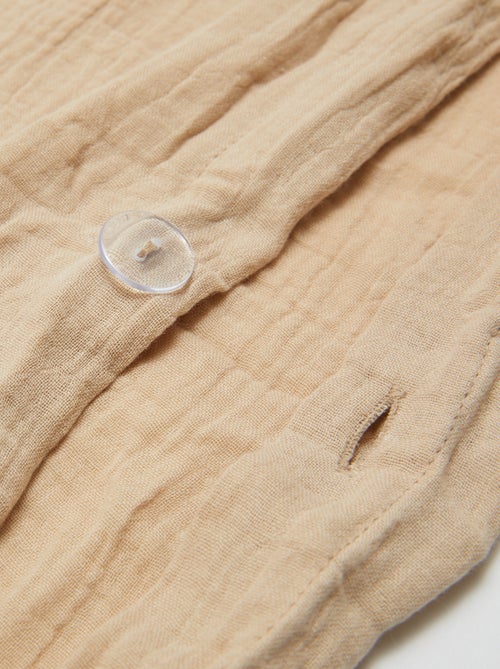 Parure de lit 1 personne (140 x 200cm) en gaze de coton - Kiabi Home - Kiabi