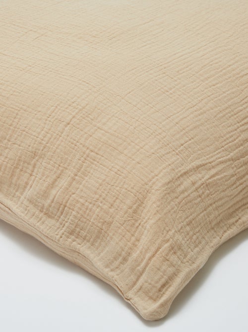 Parure de lit 1 personne (140 x 200cm) en gaze de coton - Kiabi Home - Kiabi
