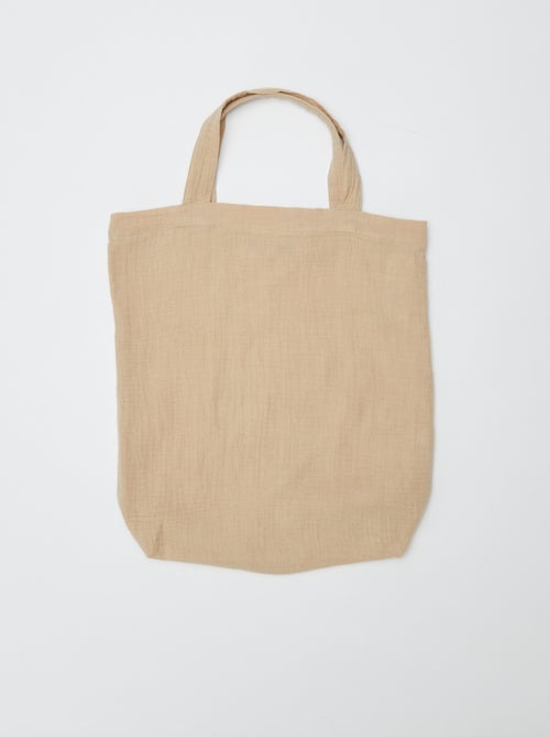 Parure de lit 1 personne (140 x 200cm) en gaze de coton - Kiabi Home - Kiabi