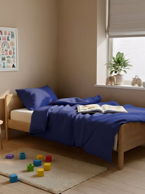 Parure de lit 1 personne (140 x 200cm) en gaze de coton - Kiabi Home - Kiabi