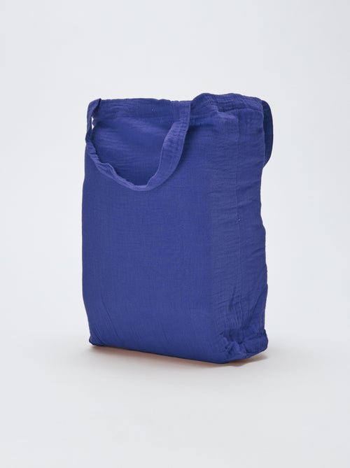 Parure de lit 1 personne (140 x 200cm) en gaze de coton - Kiabi Home - Kiabi