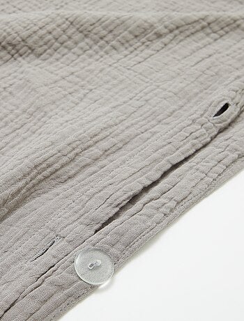 Parure de lit 1 personne (140 x 200cm) en gaze de coton - Kiabi Home