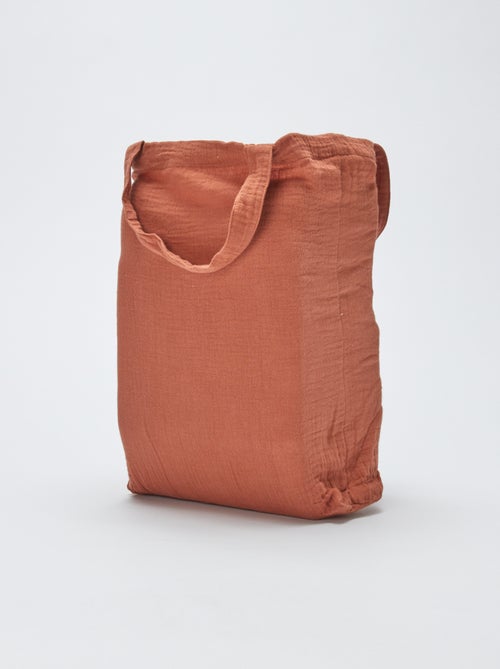 Parure de lit 1 personne (140 x 200cm) en gaze de coton - Kiabi Home - Kiabi