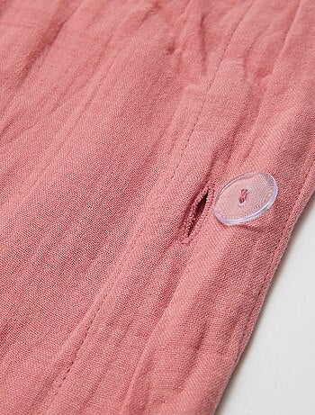 Parure de lit 1 personne (140 x 200cm) en gaze de coton - Kiabi Home