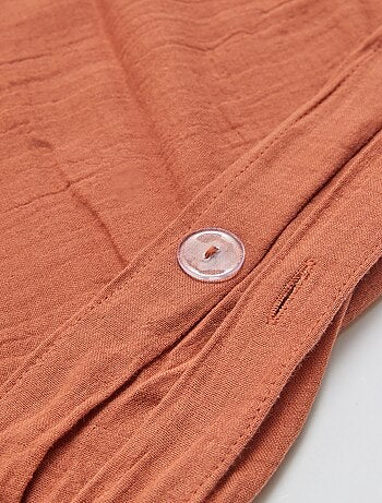 Parure de lit 1 personne (140 x 200cm) en gaze de coton - Kiabi Home