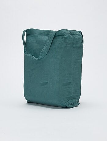 Parure de lit 1 personne (140 x 200cm) en gaze de coton - Kiabi Home