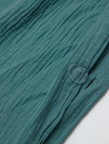 Parure de lit 1 personne (140 x 200cm) en gaze de coton - Kiabi Home