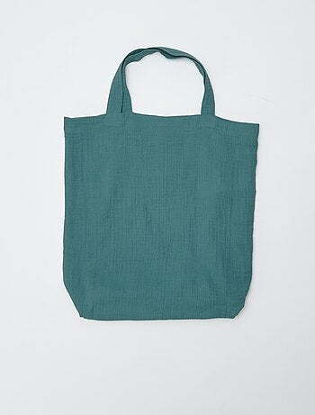 Parure de lit 1 personne (140 x 200cm) en gaze de coton - Kiabi Home