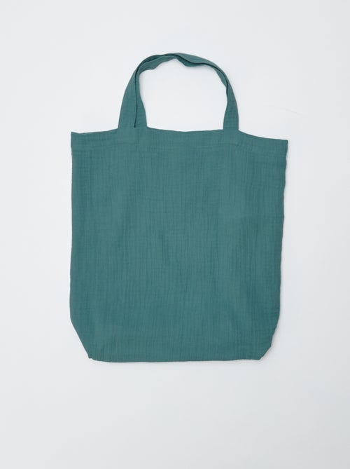 Parure de lit 1 personne (140 x 200cm) en gaze de coton - Kiabi Home - Kiabi