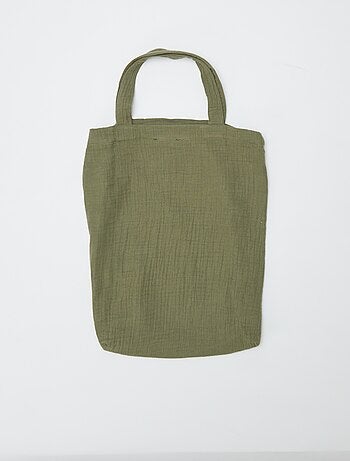 Parure de lit 1 personne (140 x 200cm) en gaze de coton - Kiabi Home