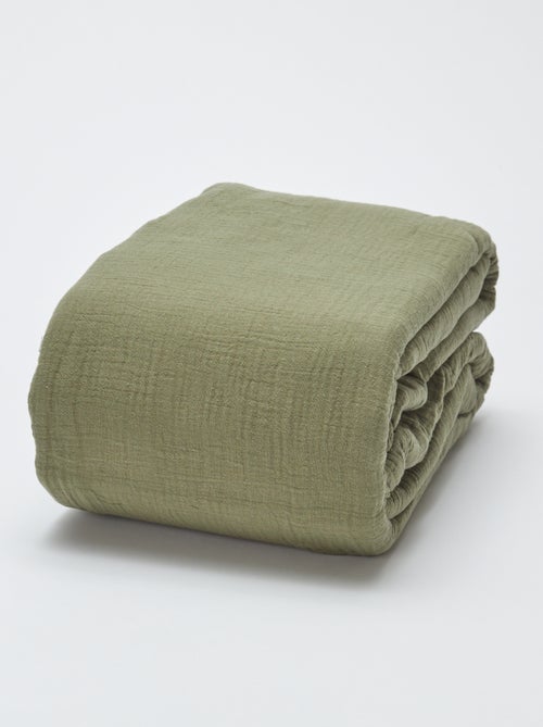 Parure de lit 1 personne (140 x 200cm) en gaze de coton - Kiabi Home - Kiabi