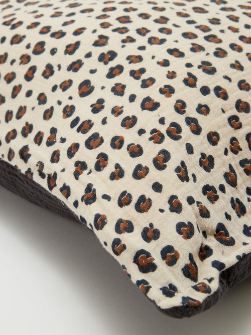 Parure de lit 1 personne (140 x 200cm) en gaze de coton - Kiabi Parure de lit 1 personne (140 x 200cm) en gaze de coton - Kiabi