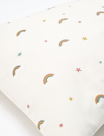 Parure de lit 1 personne 140x200 cm en coton