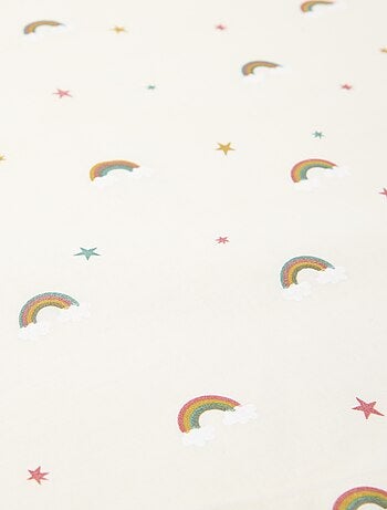 Parure de lit 1 personne 140x200 cm en coton