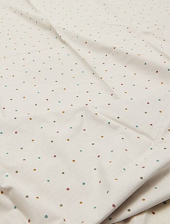 Parure de lit 1 personne 140x200 cm en coton