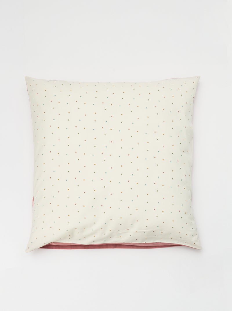 Parure de lit 1 personne 140x200 cm en coton Beige - Kiabi
