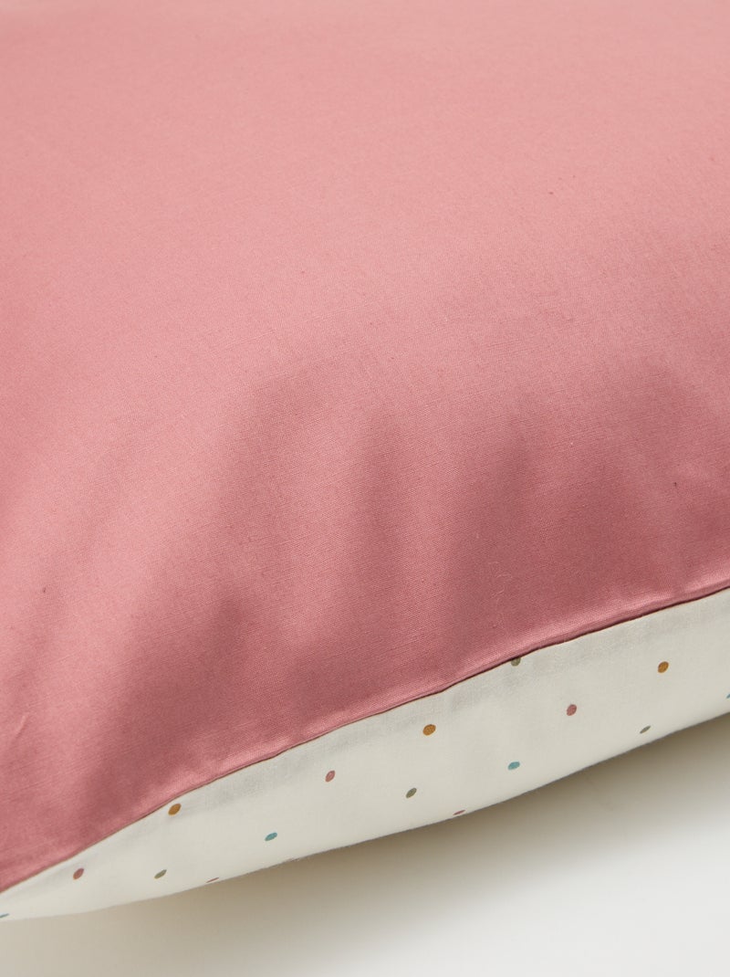 Parure de lit 1 personne 140x200 cm en coton Beige - Kiabi