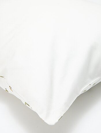 Parure de lit 1 personne 140x200 cm en coton