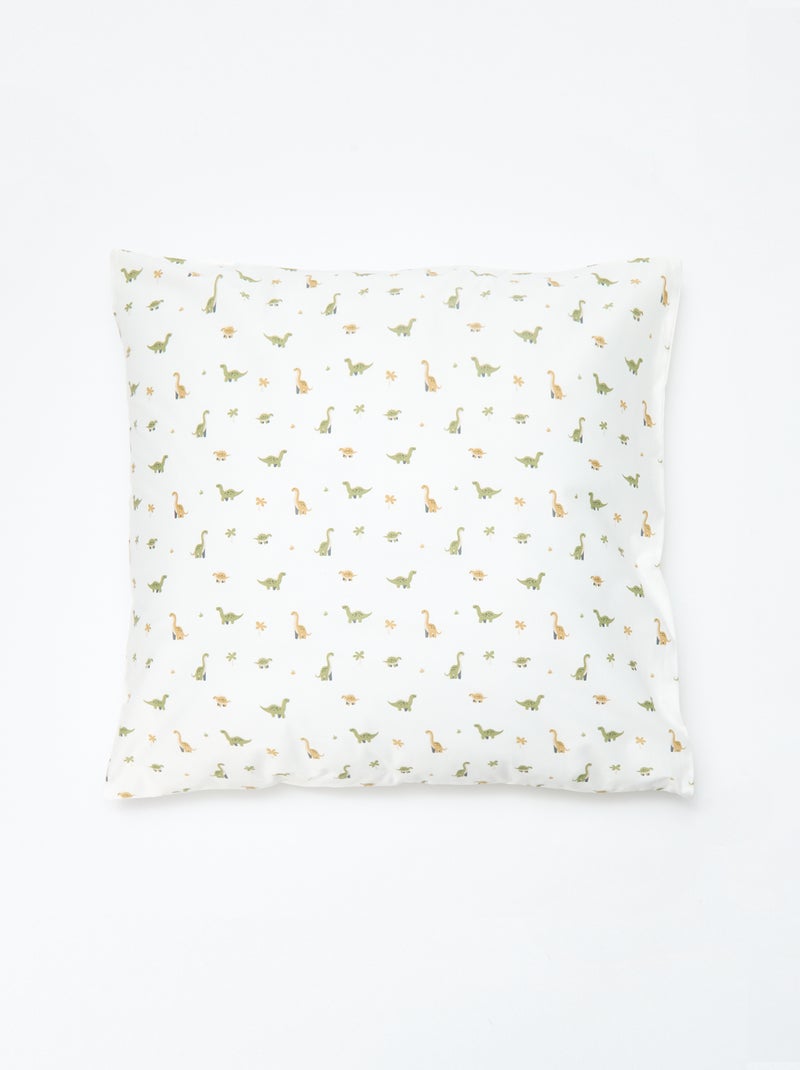 Parure de lit 1 personne 140x200 cm en coton Beige - Kiabi