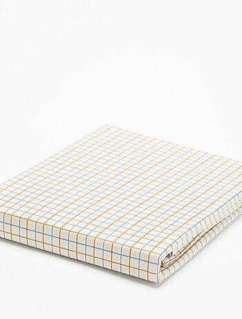 Parure de lit 1 personne 140x200 cm en coton