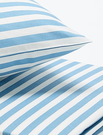 Parure de lit 1 personne 140x200 cm en coton