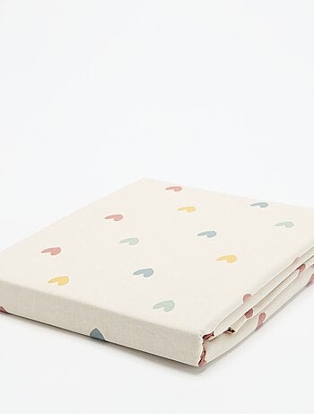 Parure de lit 1 personne 140x200 cm en coton