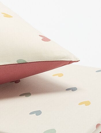 Parure de lit 1 personne 140x200 cm en coton