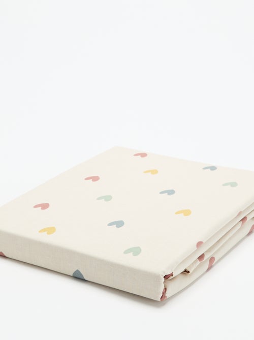 Parure de lit 1 personne 140x200 cm en coton - Kiabi Parure de lit 1 personne 140x200 cm en coton - Kiabi