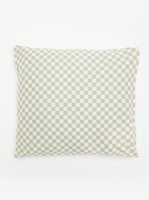 Parure de lit 1 personne 140x200 cm en coton - Kiabi Parure de lit 1 personne 140x200 cm en coton - Kiabi