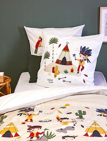 Parure de lit 1 personne 2 pièces - 1 housse de couette + 1 taie d'oreiller