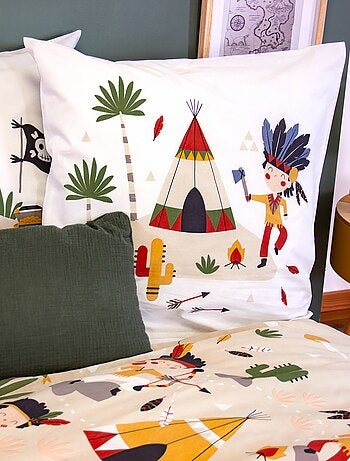 Parure de lit 1 personne 2 pièces - 1 housse de couette + 1 taie d'oreiller